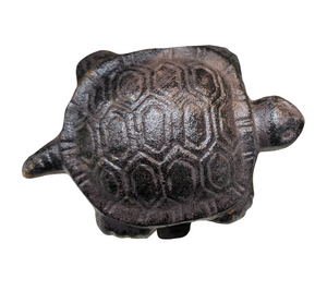 Turtle Accent Cast Iron Garden Hose Guide Heavy Duty Decorative