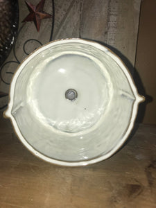 5" Indoor White Ceramic Planter House Plant or Succulent pot