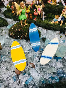 Miniature Surfboard for fairy garden or dollhouse surf board