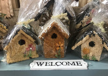 Load image into Gallery viewer, Birdseed Cottage House Birdhouse Bird Lover's Gift