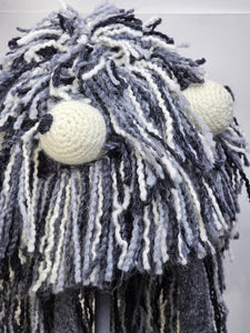 shaggy monster knitted winter ski snowboard novelty rare hat adult unisex unique gift