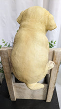 Load image into Gallery viewer, Yellow Lab Resin Indoor Outdoor Fence Hanger Dog lover's gift