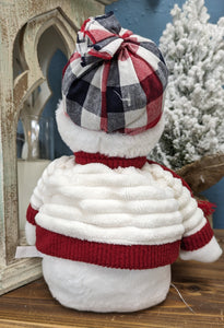 Plush Snowman Christmas Holiday Decorations