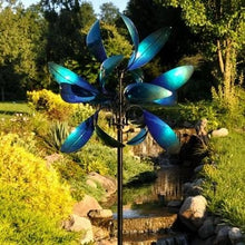Load image into Gallery viewer, Windemere Caribbean Blue Wind Spinner Best Seller Kinetic Spinner outdoor HH170
