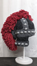 Load image into Gallery viewer, Mohawk fringed roman helmet ski snowboard hat adult unisex unique gift