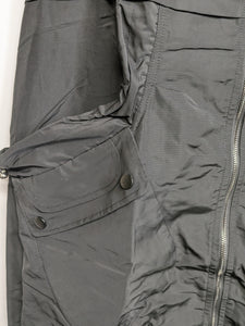 Woman's Creation Zippered Long Black Vest