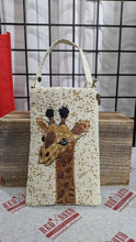 Load image into Gallery viewer, Giraffe Hand Beaded Fashion Cell Phone Bag Purse Crossbody Wristlet