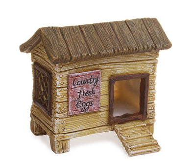 Mini Chicken Coop Miniature Dollhouse Fairy Garden