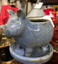 Load image into Gallery viewer, Adorable Pig planter with attached saucer Great for succulents Pig Lover’s Gift