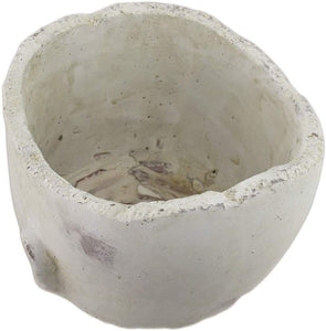 Small Unique Cement Head Half Face Planter 5" Succulent Planter Pot Indoor Outdoor