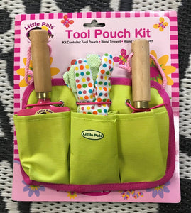 children’s Kids Gardening Tool Pouch Kit Gardening Fun Outdoor Activity