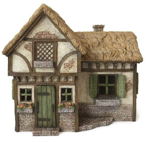 Miniature fairy country cottage for fairy garden