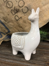 Load image into Gallery viewer, Llama Planter Small Animal Ceramic planter pot for succulents