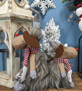 Plush Moose Woodland Critter Christmas Holiday Decorations