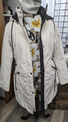 Frandsen Reversible Woman's Winter Coat Reversible Quilted Coat