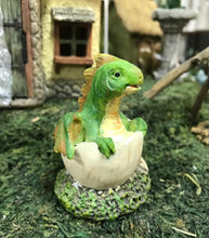 Load image into Gallery viewer, Adorable Unique Hatching Dragon Miniature Dollhouse Fairy Garden