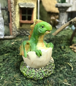 Adorable Unique Hatching Dragon Miniature Dollhouse Fairy Garden