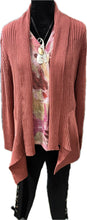 Load image into Gallery viewer, Mauve Cardigan Sweater Long Sleeve  FDJ Brand