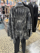 Load image into Gallery viewer, Melange Sweater Charcoal Oversized Collar Vertigo Brand