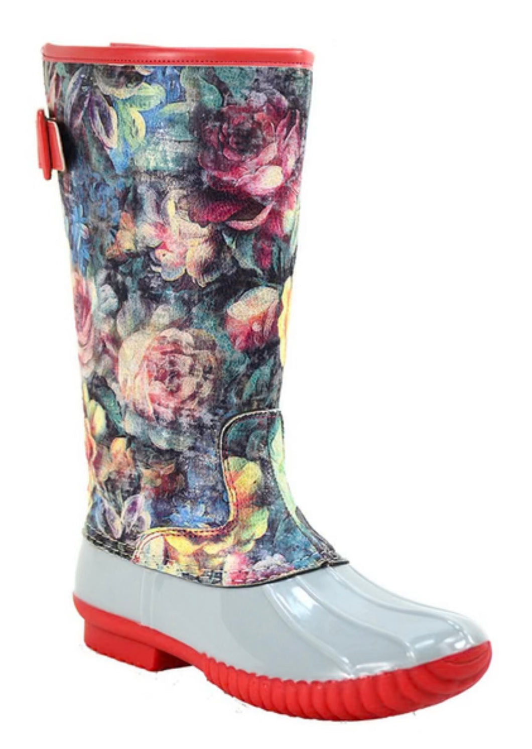 Woman's Floral Rain Boot Duck Boot Avanti brand
