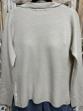 Load image into Gallery viewer, Ivory Notched Collar Sweater Jacket Coat Eternelle Brand
