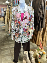 Load image into Gallery viewer, Floral Print Blouse Women&#39;s Embroidery Embellished Aratta Brand Lilia
