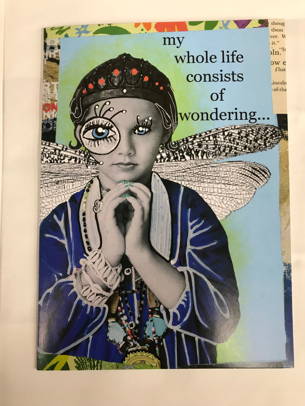 ' my whole life consists of wondering ... '   Greeting Card by Erin Smith