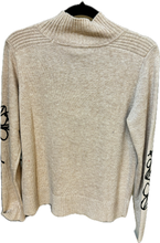 Load image into Gallery viewer, Embroidery Embellished Sweater Tan and Black FDJ Brand
