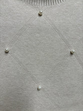 Load image into Gallery viewer, Cappuccino Sweater Pearl Accents Eternelle Brand