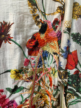 Load image into Gallery viewer, Floral Print Blouse Women&#39;s Embroidery Embellished Aratta Brand Lilia