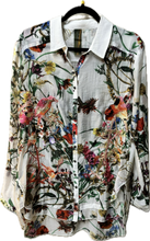 Load image into Gallery viewer, Floral Print Blouse Women&#39;s Embroidery Embellished Aratta Brand Lilia