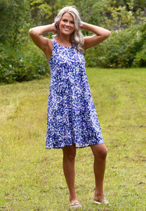 Floral Tank Dress easy travel and packing Woman's sundress