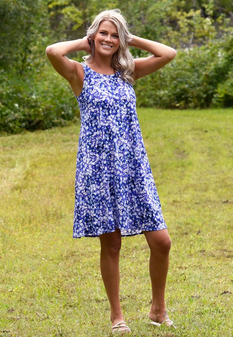 Floral Tank Dress easy travel and packing Woman's sundress