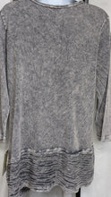 Load image into Gallery viewer, Abstract Print Mineral Washed Tunic Linen Contrast Jess &amp; Jane Women&#39;s