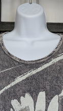 Load image into Gallery viewer, Abstract Print Mineral Washed Tunic Linen Contrast Jess &amp; Jane Women&#39;s