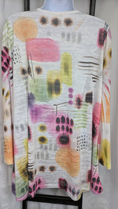Verona Burnout Sublimation Mesh Tunic Jess and Jane Women's 3X