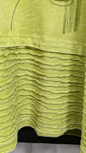 Load image into Gallery viewer, Jess and Jane Lime green tunic &quot;Mia&quot; Abstract Floral Print