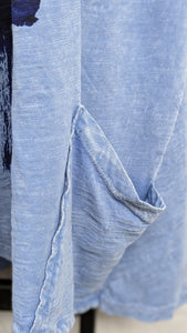 Lily Mineral Wash Double Pocket Knit Top Jess & Jane