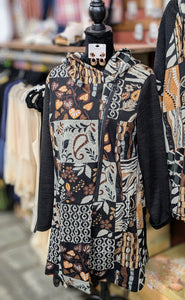 Michael Tyler Autumn Print Jacket with Hood