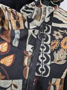 Michael Tyler Autumn Print Jacket with Hood