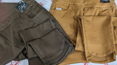 Ethyl Fashion Brown and Camel Flattering Pants Sizes 2-14