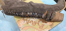 Load image into Gallery viewer, Very G Romero Western Boho Style High Top Lace Up the Back Boots