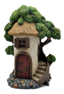 Fairy Garden Tree Lodge with multi-levels and stairs | Miniature Fairy Garden Supply | Accessories | MG518