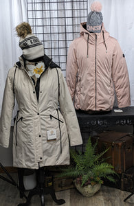 Frandsen Soft Pink  Hooded Jacket