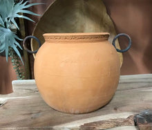 Load image into Gallery viewer, Unique Head Face Planter  pot Terracotta | Round 6&quot; | Utensil Holder | Vase | Succulent Herb Flower Planter Pot