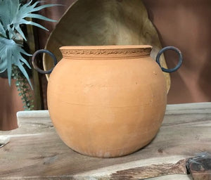 Unique Head Face Planter  pot Terracotta | Round 6" | Utensil Holder | Vase | Succulent Herb Flower Planter Pot