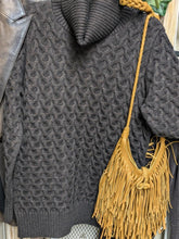 Load image into Gallery viewer, Carreli Chunky Brown Knit Turtle Neck Long Sleeve Sweater