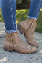 Load image into Gallery viewer, Beige Women&#39;s Ankle Boots Tooled Design by Very G Lisette