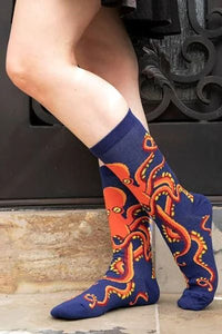 Women's Nautical Octopus Socks by Ozone