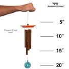 Load image into Gallery viewer, Woodstock Turquoise Chime-Small